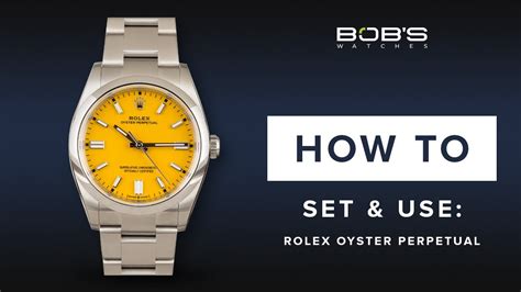 how to set rolex perpetual oyster time|rolex setting date and time.